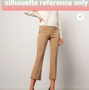 Flat front pull-on pants
